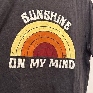 Sunshine On My Mind Graphic Tee - Gray